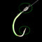 30pcs Luminous Fishing Hook Barbed Tackle High Carbon Steel Agrafe Line