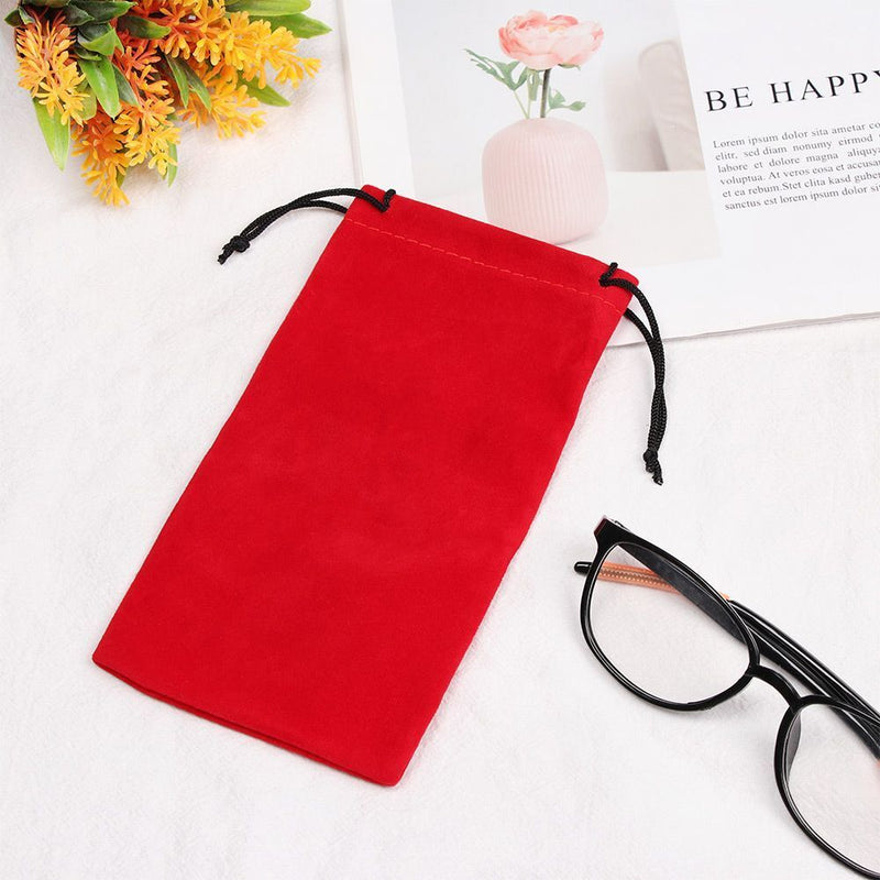 Drawstring Pouch Bags Glasses Cloth Bags Eyeglasses Pouch Sunglasses Bag