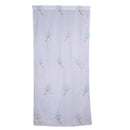 2m Screen Embroidery Sheer Voile Window Drape Curtain for Living Room(Blue)