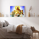 Buddha Lotus Diamond Painting Kits Full Round Drill Wall Decor 40x30cm (2)