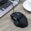 USB Wired Gaming Mouse 7 Buttons 5500DPI Adjustable LED Backlit for PC Laptop