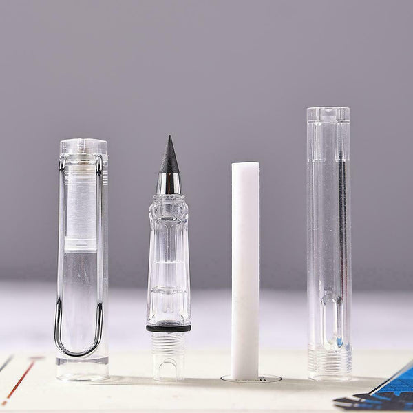 Inkless Eternal Pencil Unlimited Writing No Need Sharpen Students Erasa O1Y8