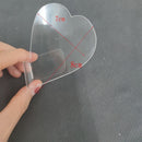 Eyeshadow Foundation Professional Acrylic Hand-held Mixing Tray Makeup Palette