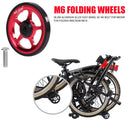 Mi.Xim Aluminum Easy Wheel with M6 Bolt for Brompton Folding Bike (Red) Newly
