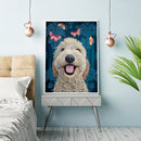 5D DIY Diamond Painting Kits Hairy Dog Full Square Drill Wall Art Crafts Mosa