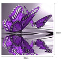 5D Butterfly Diamond Embroidery Painting Cross Stitch DIY Home Decor Newly
