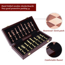 International Chess Set, Standard Chess Board Metal Pieces Kit for Kids Adu