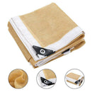 Sun Shade Sail Rectangle Canopy Sail Cover UV Block Outdoor Garden Backyard Net^