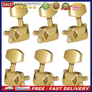 6x Guitar String Tuning Pegs Semi-Closed Tuner Machine Heads for Acoustic G