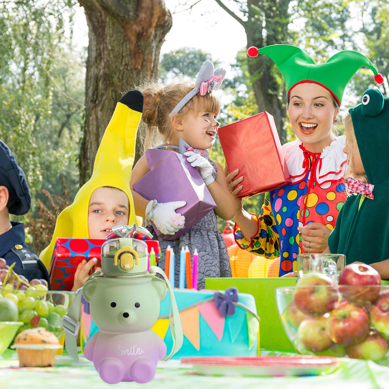 #A Straw Cup High-Value with Belt Water Bottle Mobile Phone Holder Practical