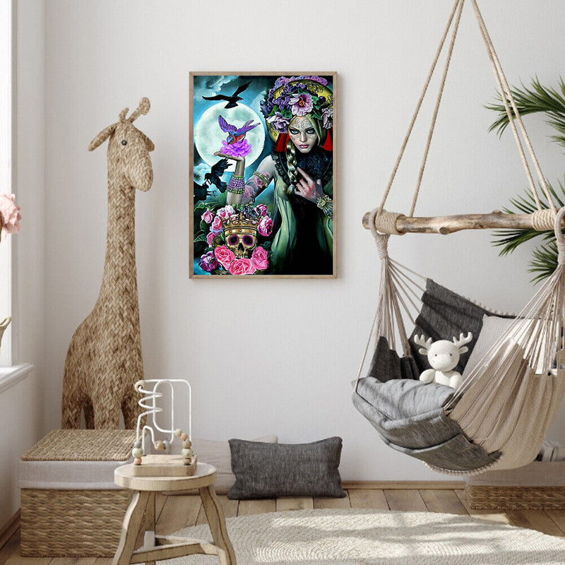 Dark Woman 40x50cm Oil Paint By Numbers Picture Painting SXD202106033