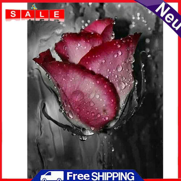 5D DIY Diamond Painting Valentines Day Rose Full Round Drill Picture Women Gifts