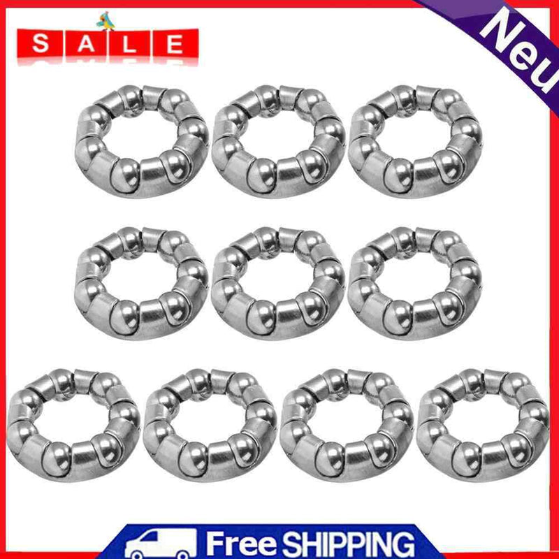 10pcs Bicycle Front/Rear Wheel Axle 1/4 inch Steel Ball Bearing Replacement