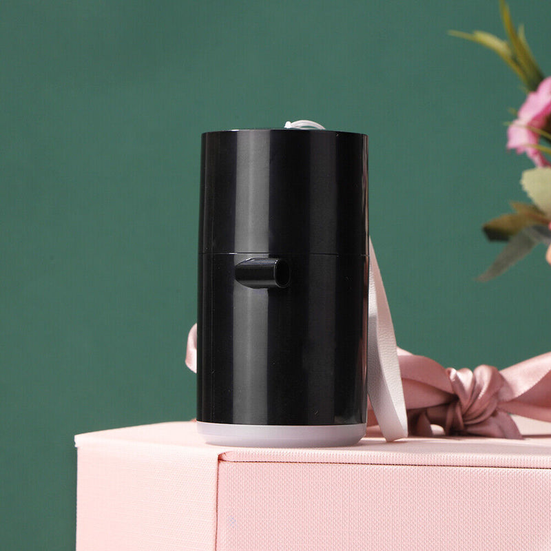 USB Mini Outdoor Inflatable Mat Air Pump Camping Emergency Lighting (Black)