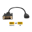 30cm DVI-D to HDMI-compatible for Projector DVI-D Male to HDMI-compatible Female