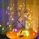30x50cm LED Night Light Mini Tree Copper Wire Garland Children Bedroom Lamp