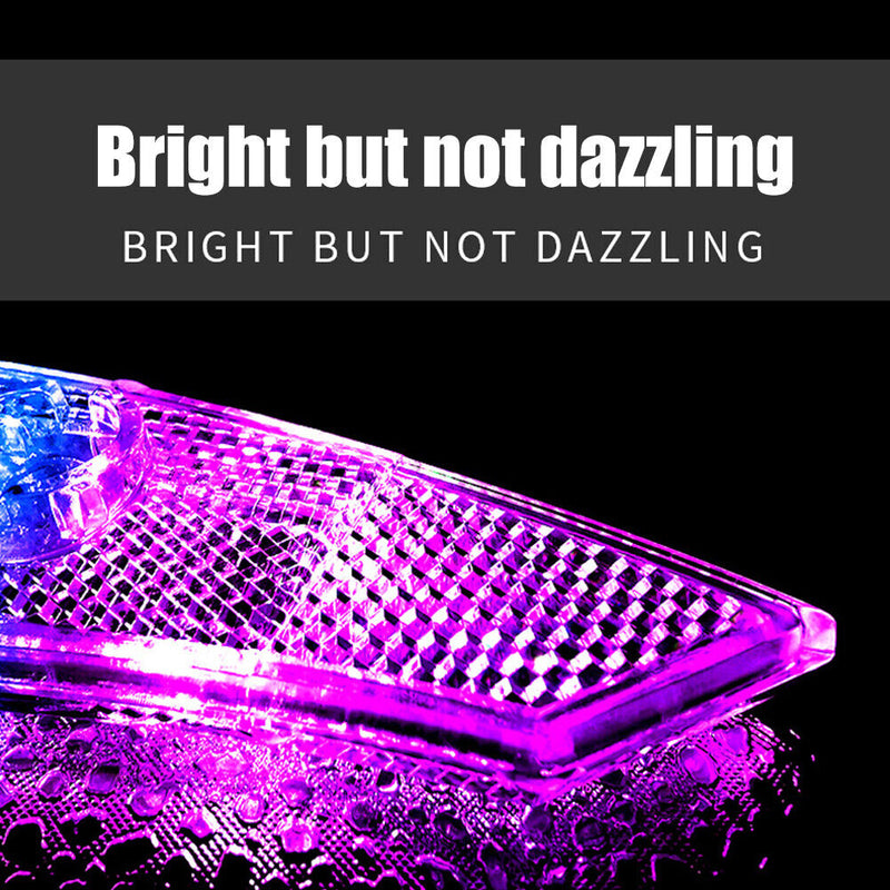 2pcs Waterproof Bicycle Spoke Reflector Light Warning Tire Decorative Lamp