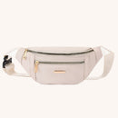 Women Pure Fanny Pack Oxford Cloth Messenger Chest Bag Phone Purses Coin Hold