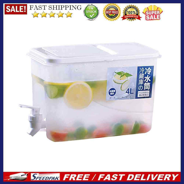 4L Refrigerator Ice Drinks Bucket Lemonade Water Fruit Tea Kettle