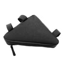 MTB Bike Front Tube Bag Waterproof Road Bicycle Phone Frame Pouch (Black) Newly