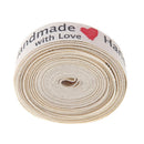 5 Yards Love Pattern Ribbon Fashion Label Keywords Craft DIY Bowknot Accessories
