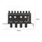 8 Channels PC Case Cooling Fan HUB 4 Knob Radiator Speed Controller (SATA) Newly