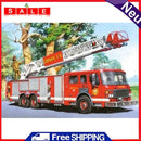5D DIY Full Drill Diamond Painting Fire Truck Cross Stitch Mosaic Kit Wall Decor