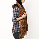 Soft Fashion Ladies Long Leopard Scarf Wrap Chiffon Shawl