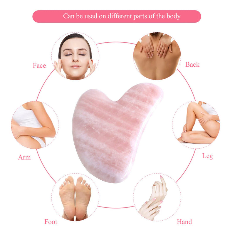 Jade Stone Guasha Board Gua Sha Scraping Massage Tools for Face Body Care