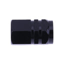 4pcs Aluminum Alloy Car Wheel Tire Valve Air Caps Stem Covers (Black)