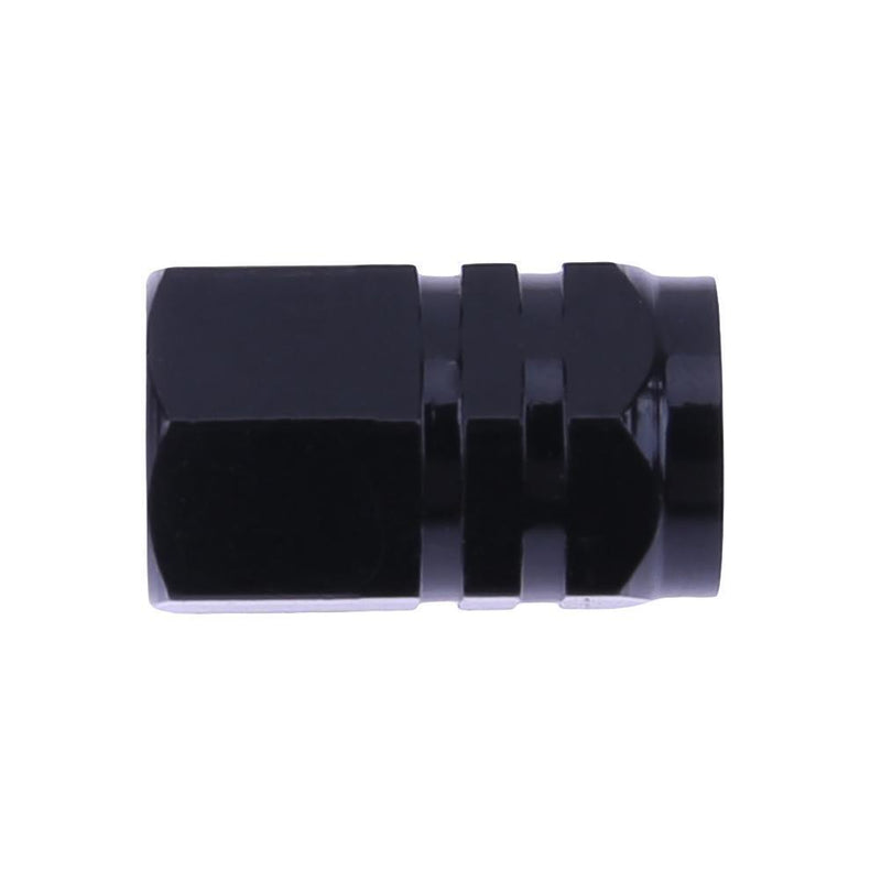 4pcs Aluminum Alloy Car Wheel Tire Valve Air Caps Stem Covers (Black)