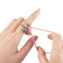 Guides Knitting Tools Thimble Sewing Hook Open Ring Crochet Loop Knitted Ring