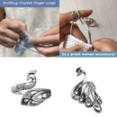 Fish Phoenix Knitting Loop Crochet Ring Ring Sewing Accessories Thimble Ring