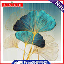 11CT Full Cross Stitch Ginkgo Biloba Counted DIY Kits Handmade Cotton Embroidery