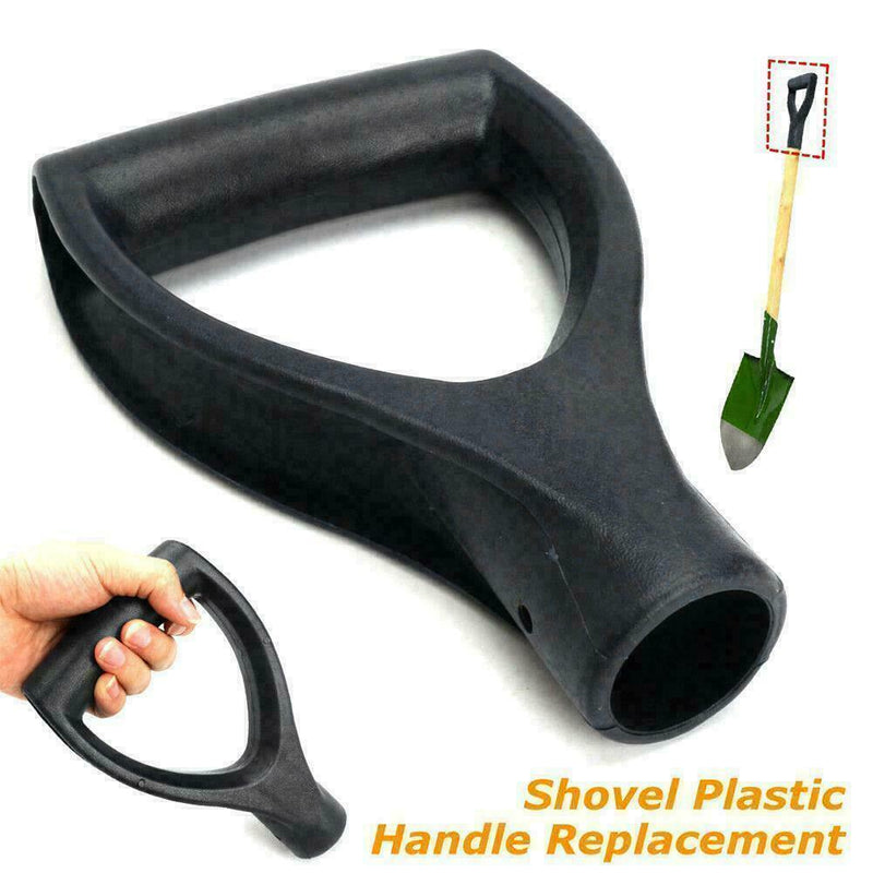1*Black Plastic Shovel Replacement D-Grip Spade Handle BEST F6X2 Garden Top T3T9