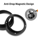 Coffee Powder Tool Anti-drop Dosing Ring for Brewing Bowl (Black 58mm) Newly