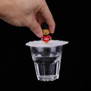 Reusable Silicone Cup Cover Heat Resistant Sealed Leakproof Cups Lid (D)