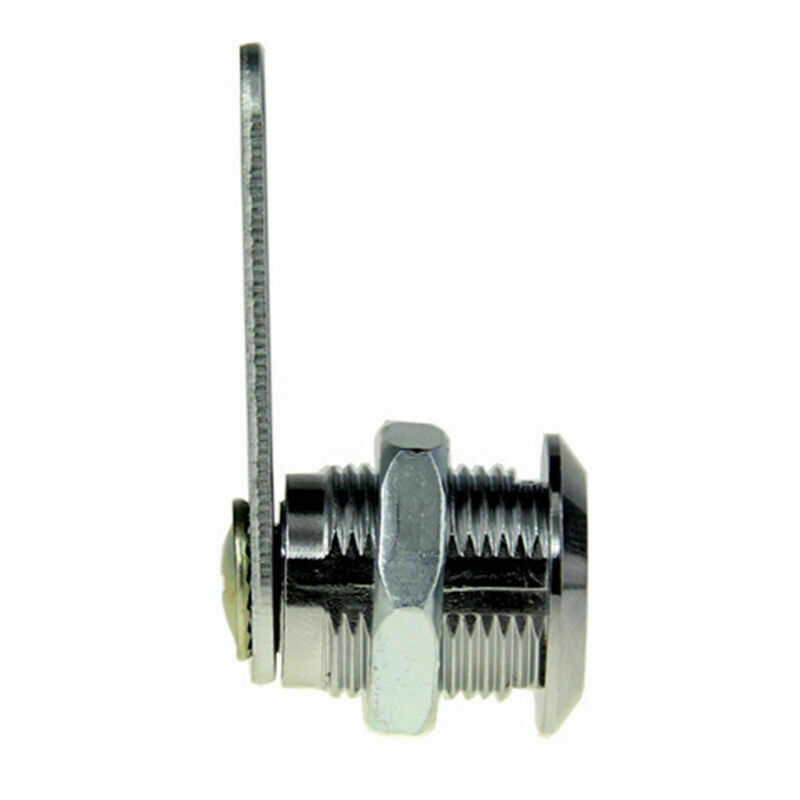 20mm Cam Lock+2 Keys For Door Cabinet Mailbox Post E7V2 Lock Box Drawer X9W5