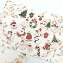 20x Alloy Enamel Mixed Christmas Pendants Decor Craft DIY Making Jewelrys hot.