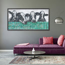 Diamond Painting Cattle in Car 5D DIY Full Drill Round Rhinestone Home Dec