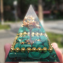 Crystal Energy Generator Orgone Pyramid Spiritual Heal Orgonite Stone (D) Newly