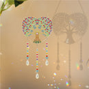 DIY Crystal Prism Teardrop Pendant Diamond Painting Kit Wind Chime (PFL04) Newly