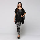 Charming Cotton Blend Snowflakes Fawn Leggings Long Ninth Pants Tights