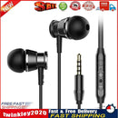 Langsdom M305 Earphone In-ear Headphones w/Mic Sports Bass Earbuds (Black) Newly
