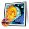 5D DIY Full Drill Diamond Painting Sun and Moon Embroidery Mosaic Home Decor Kit