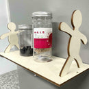 Creativity Kitchen Shelf Mobile Stand Home Wooden Bracket V6P8