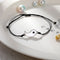 Wristband Woven Rope Couple Bracelet Tai Chi Alloy Pendant Yin Yang Charm