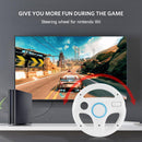 Steering Wheel for Nintend Wii Mario Racing Games Remote Controller (White)