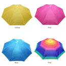 5pcs Waterproof Foldable Outdoor Sun Shade Fishing Umbrella Hat (Multi)