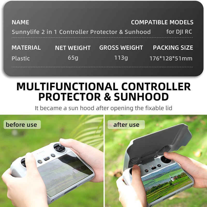 Drone Guard Controller Protector Sun Hood Screen For DJI Mini 3 Pro RC Remote